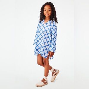 NWT Roller Rabbit Kids Jemina Kurta in Blue